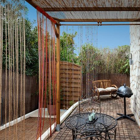 Studio Terrasse La Roulotte Du Tzigane Mandara Beach Antibes Juan-Les-Pins Esterno foto